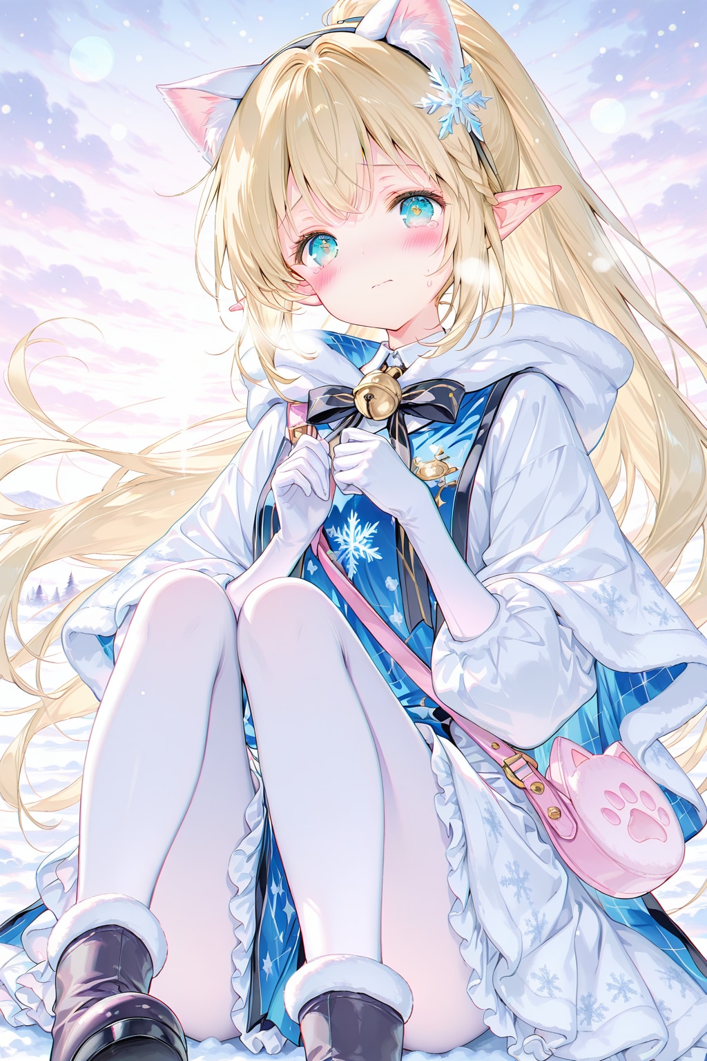 目が覚めたら雪だった