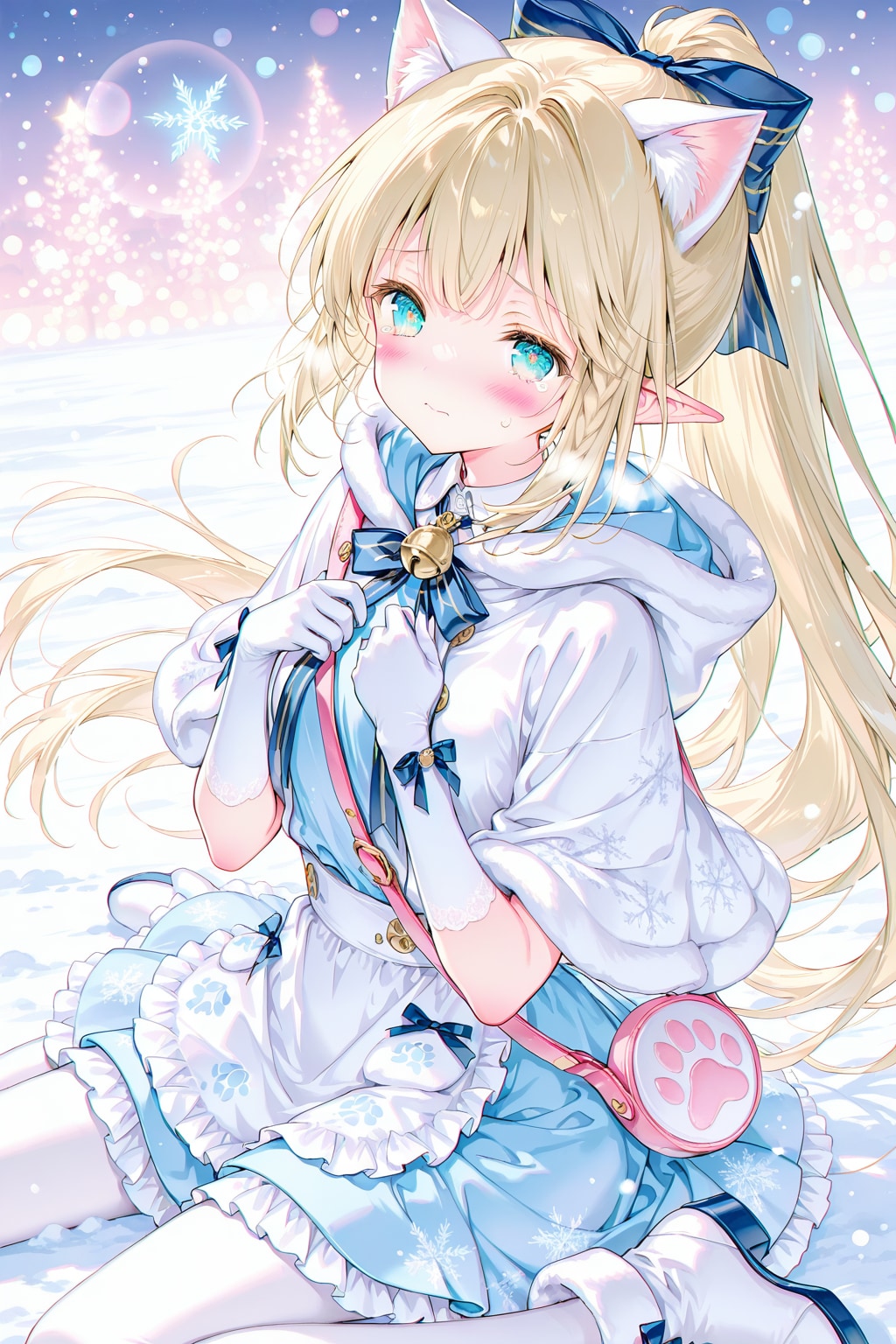 目が覚めたら雪だった