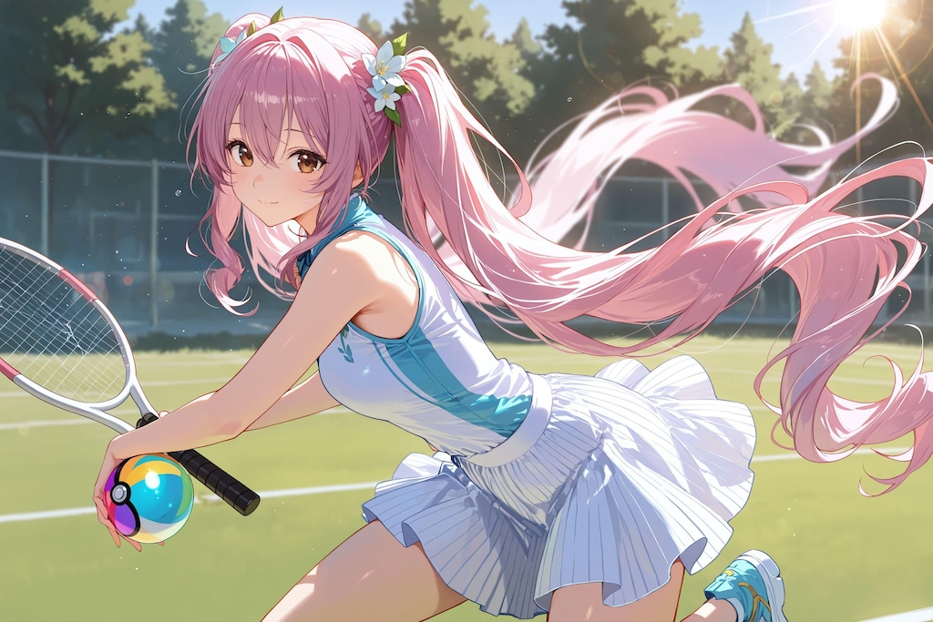 アメノウズメさんのテニス（異世界の女神さま（アメノウズメさん）番外編）