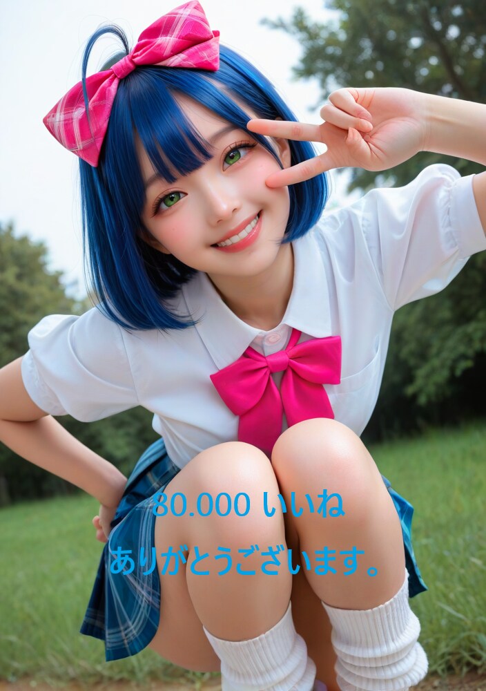 80.000 いいね！　ありがとうございます。