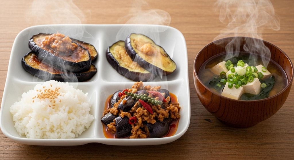 摩訶不思議食堂の茄子膳
