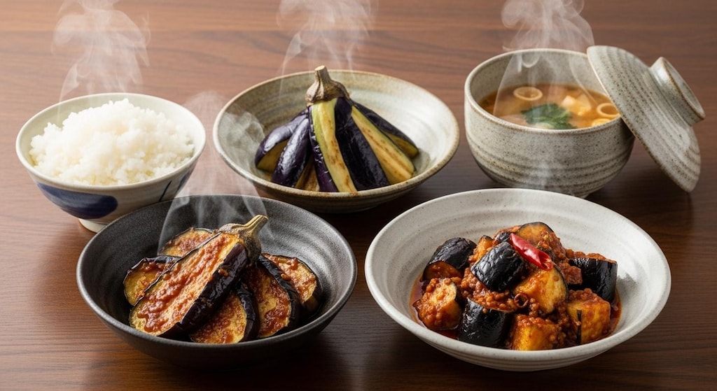 摩訶不思議食堂の茄子膳
