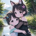 森と湖と少女 5枚目