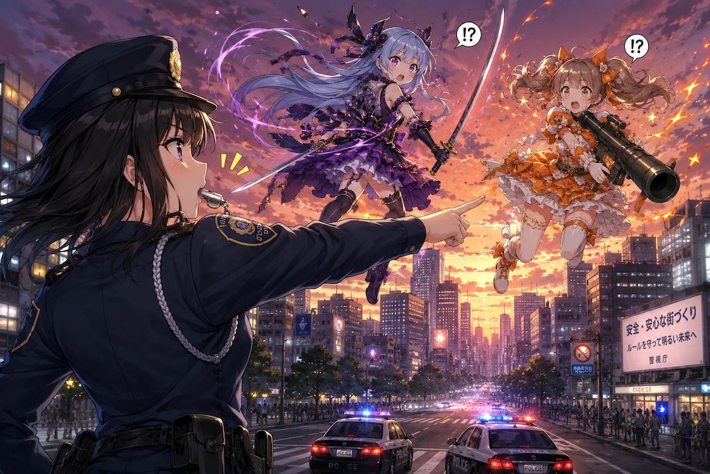 夕方6時以降の魔法少女は禁止です！