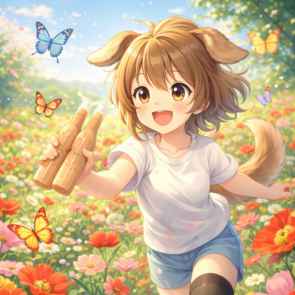 ポピー畑のパピ子