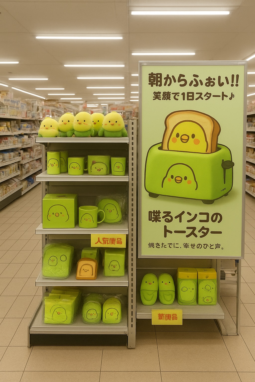 スーパーちちぷいの店内ポスター | の人気AIイラスト・グラビア