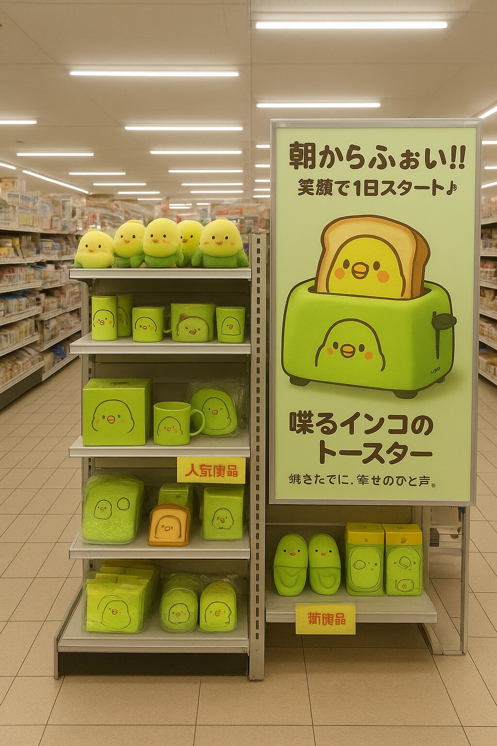 スーパーちちぷいの店内ポスター