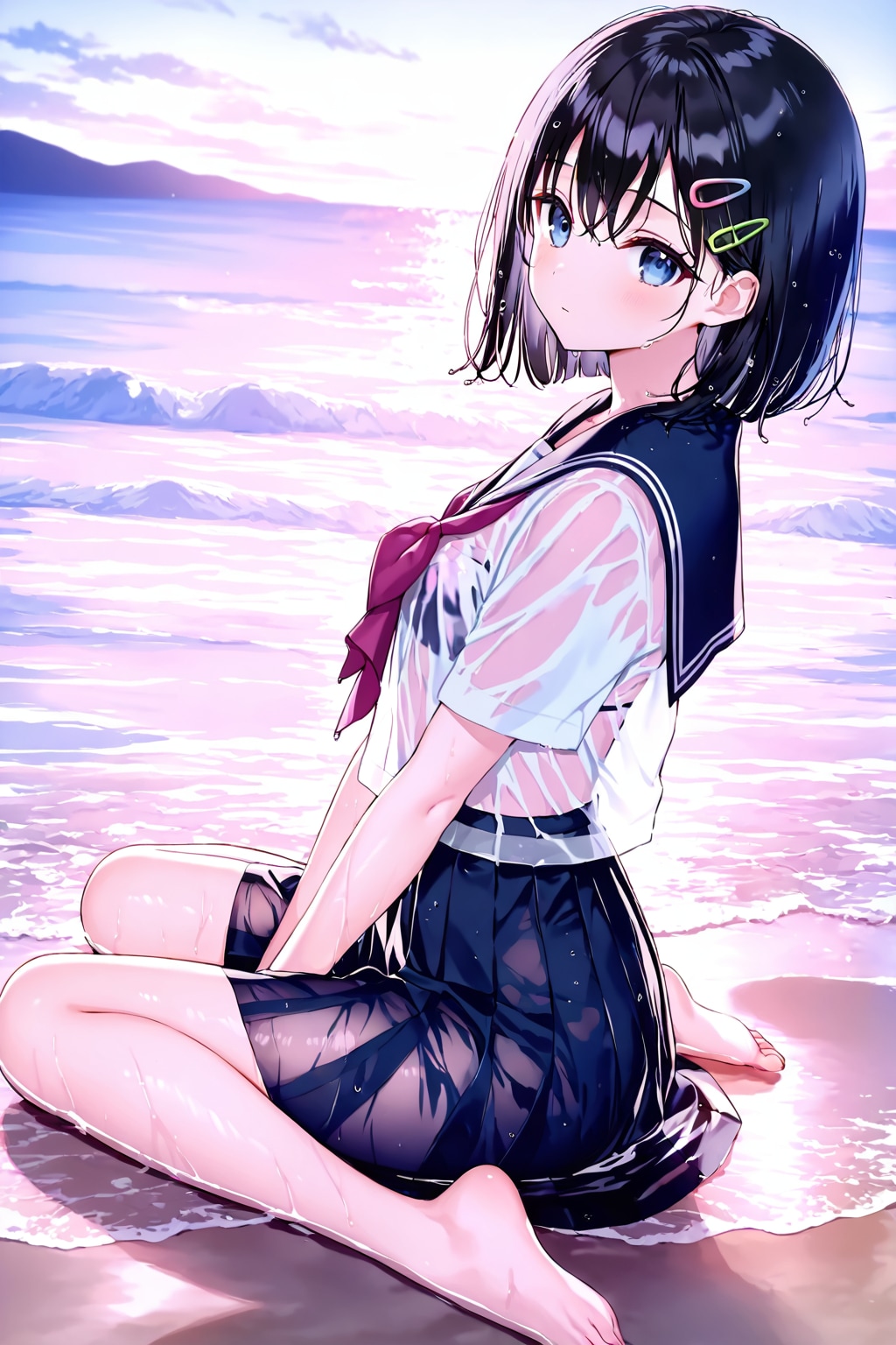 セーラー服と砂浜(LILAC)(R-15)(4)