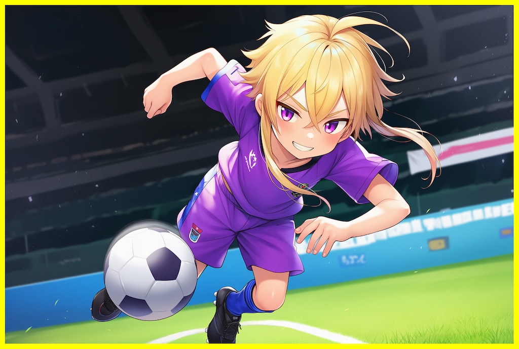 【✨ ちちぷい公式投稿企画：サッカー ⚽ 】🎌 サッカー大好き少年🏆瑠夏くん ⚽
