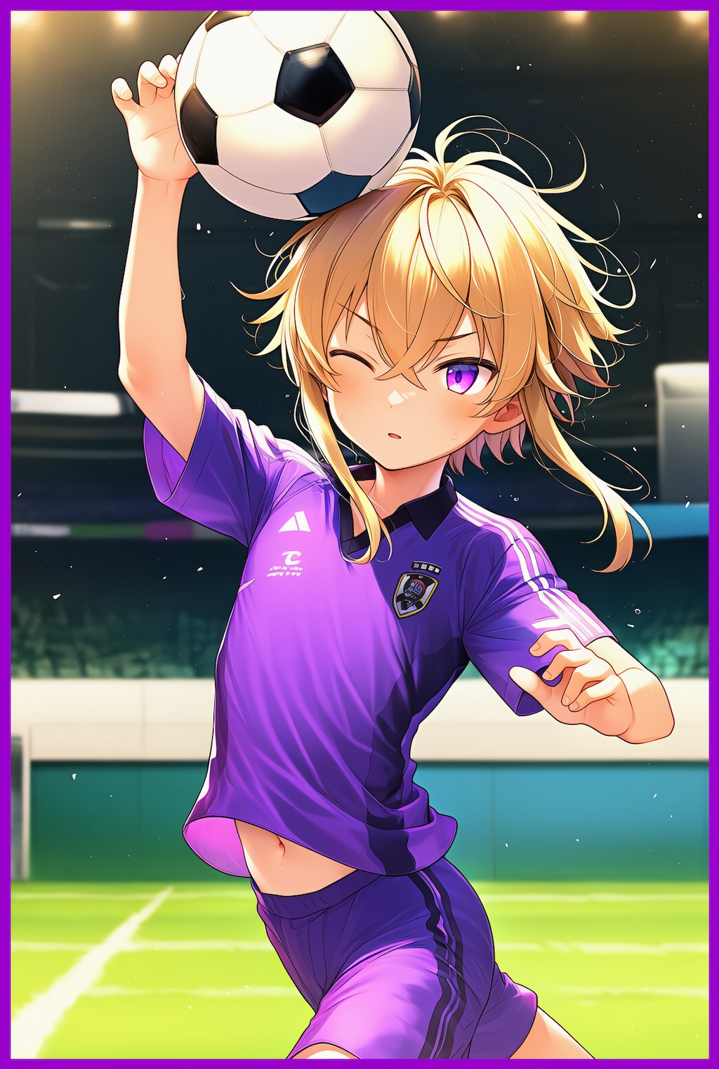 【✨ ちちぷい公式投稿企画：サッカー ⚽ 】🎌 サッカー大好き少年🏆瑠夏くん ⚽
