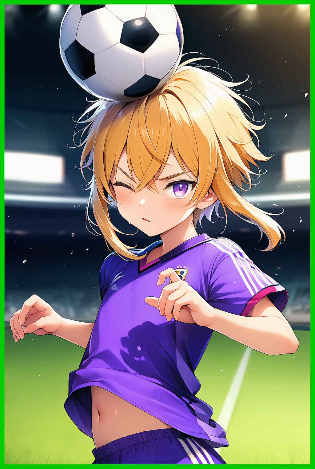 【✨ ちちぷい公式投稿企画：サッカー ⚽ 】🎌 サッカー大好き少年🏆瑠夏くん ⚽