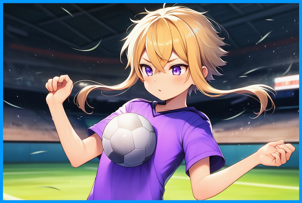 【✨ ちちぷい公式投稿企画：サッカー ⚽ 】🎌 サッカー大好き少年🏆瑠夏くん ⚽