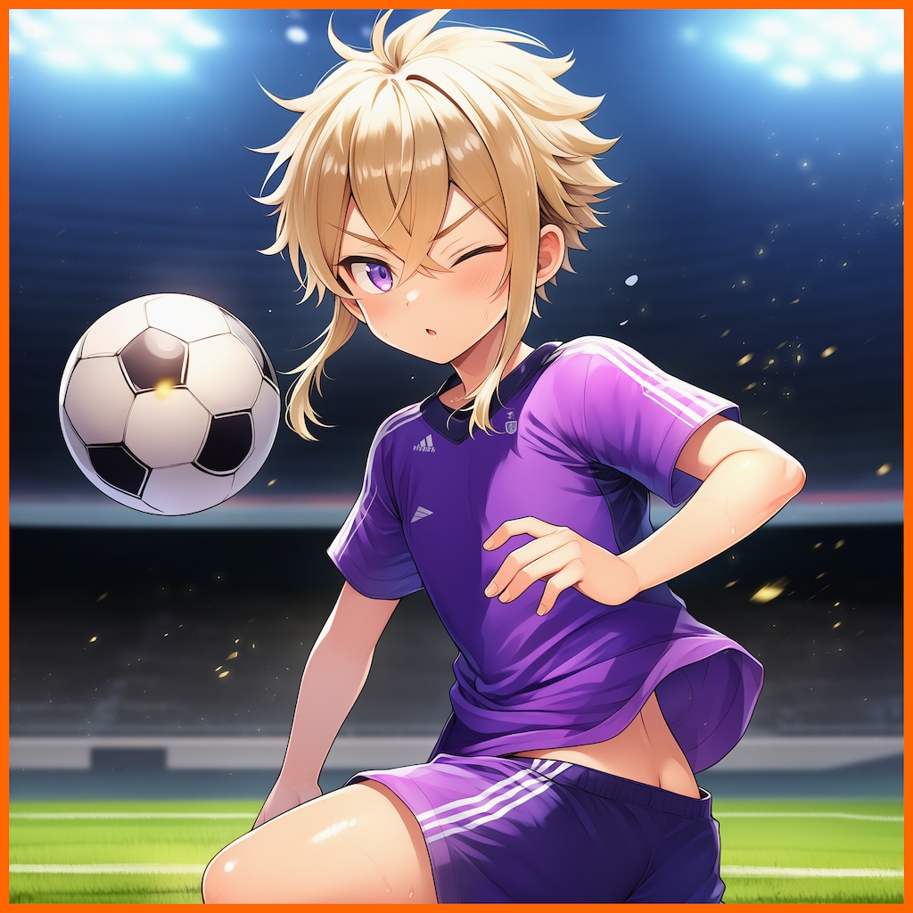 【✨ ちちぷい公式投稿企画：サッカー ⚽ 】🎌 サッカー大好き少年🏆瑠夏くん ⚽