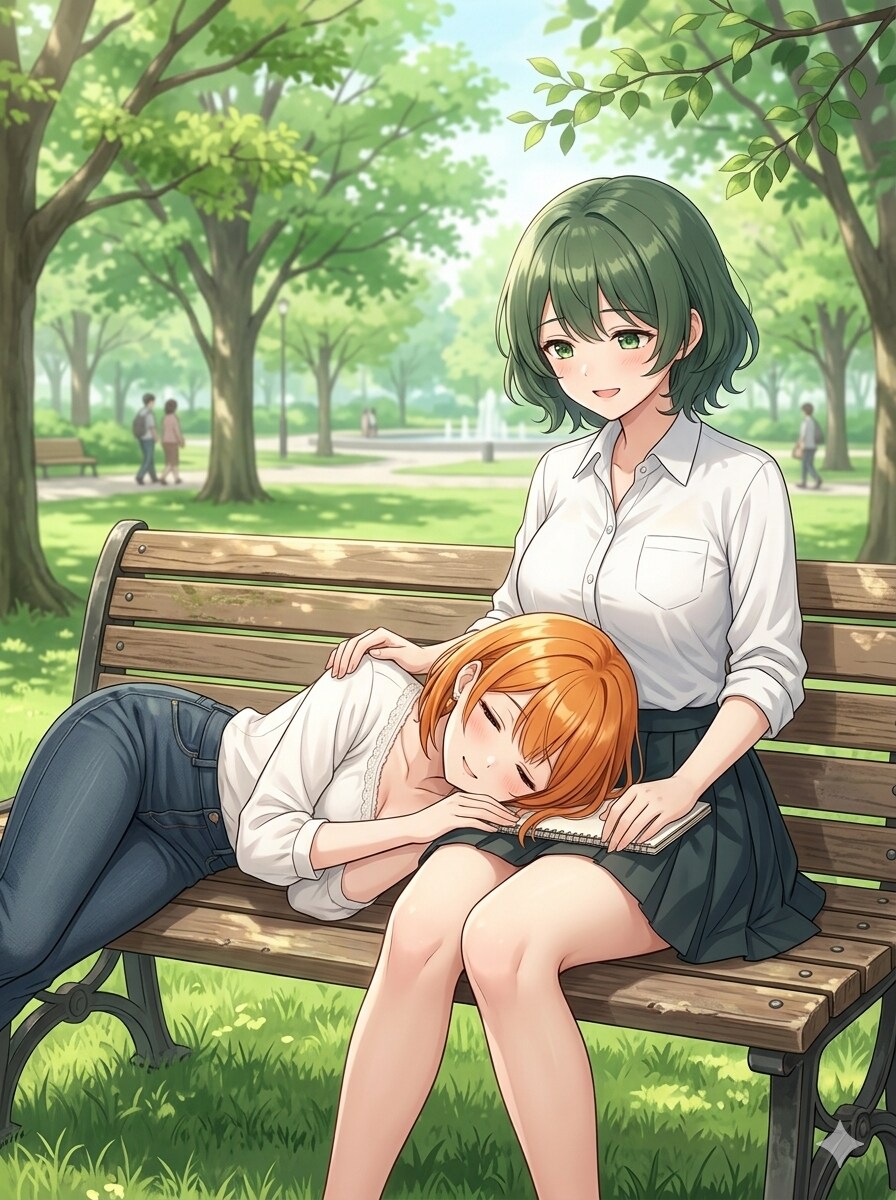 サルヲさん家のほのかちゃんと芽生ちゃん