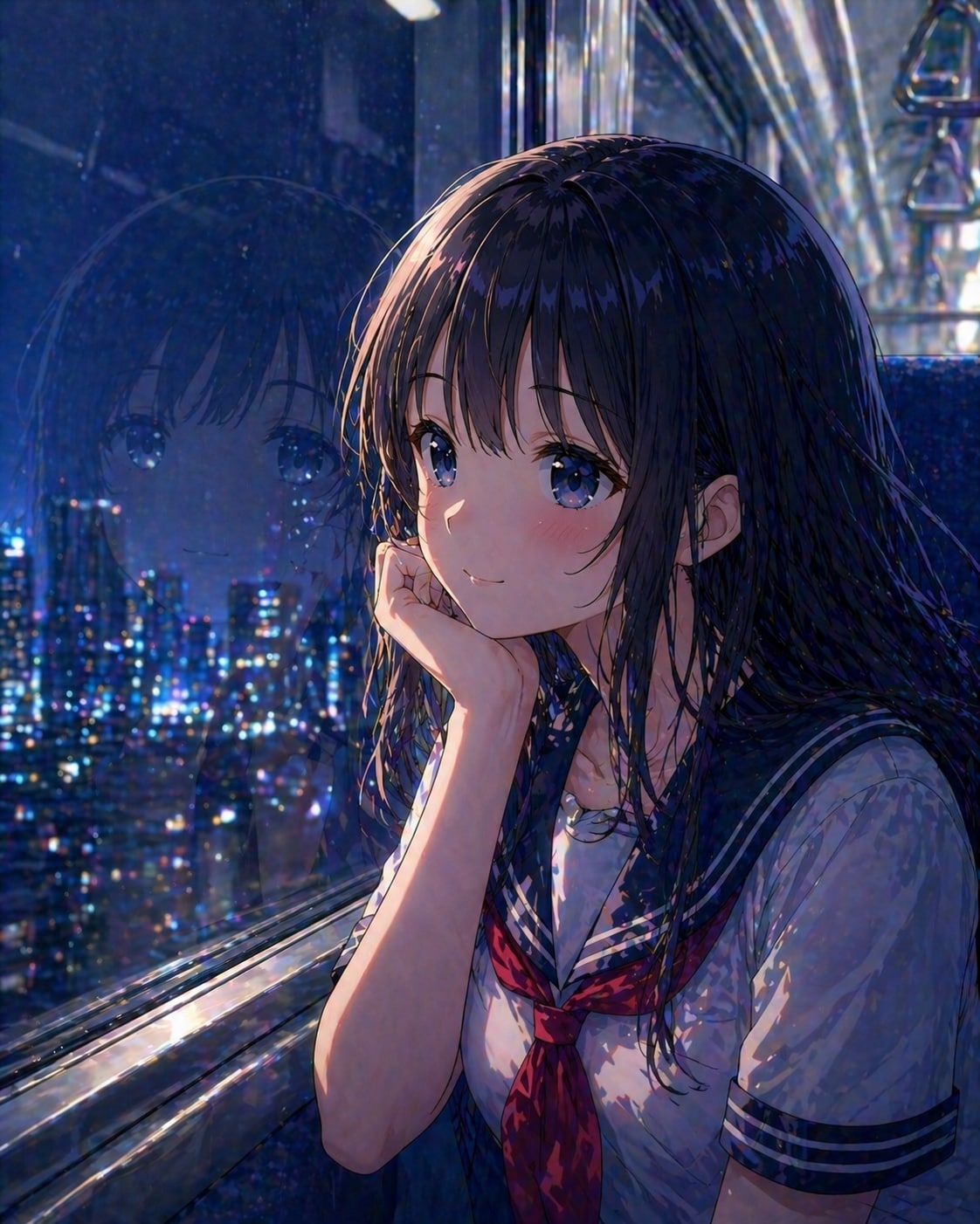 車窓 | の人気AIイラスト・グラビア