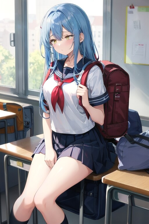 寝ぼけランドセル２ | の人気AIイラスト・グラビア