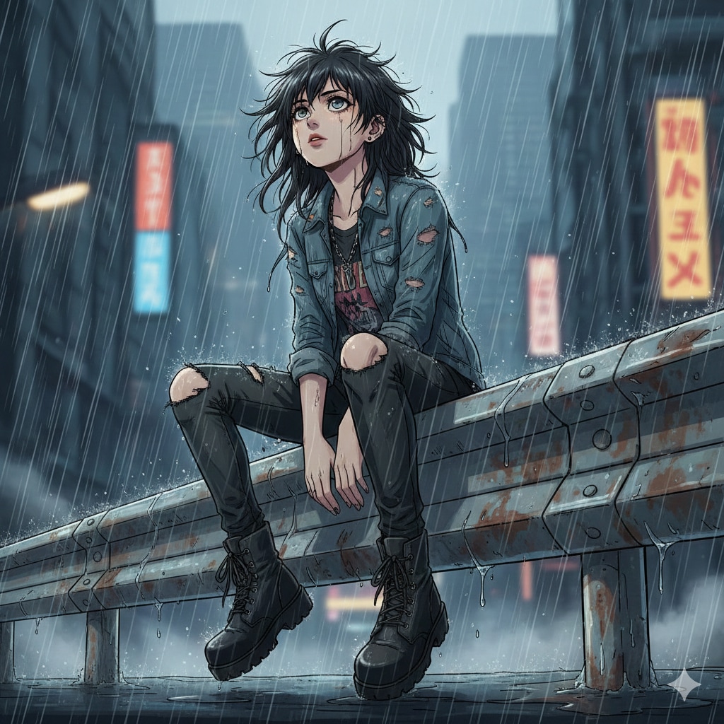 雨に泣く | の人気AIイラスト・グラビア