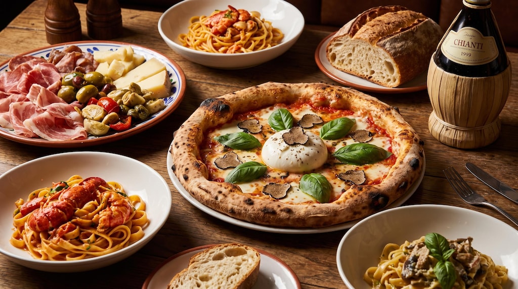 摩訶不思議食堂のイタリア料理セット