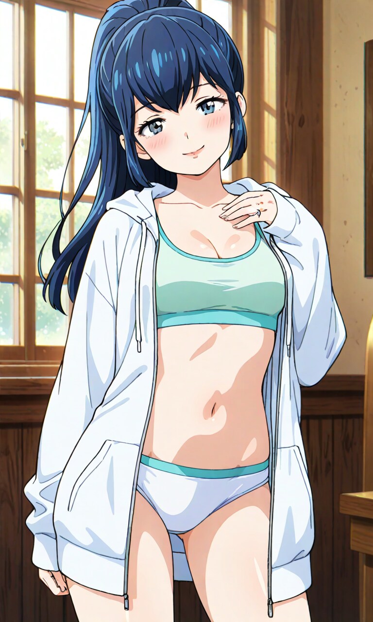 おユキさんがジャージを脱いで