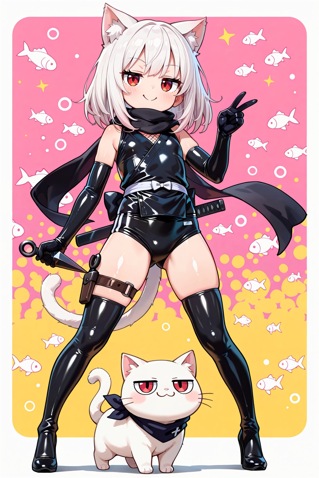 Latex忍ルマ | の人気AIイラスト・グラビア