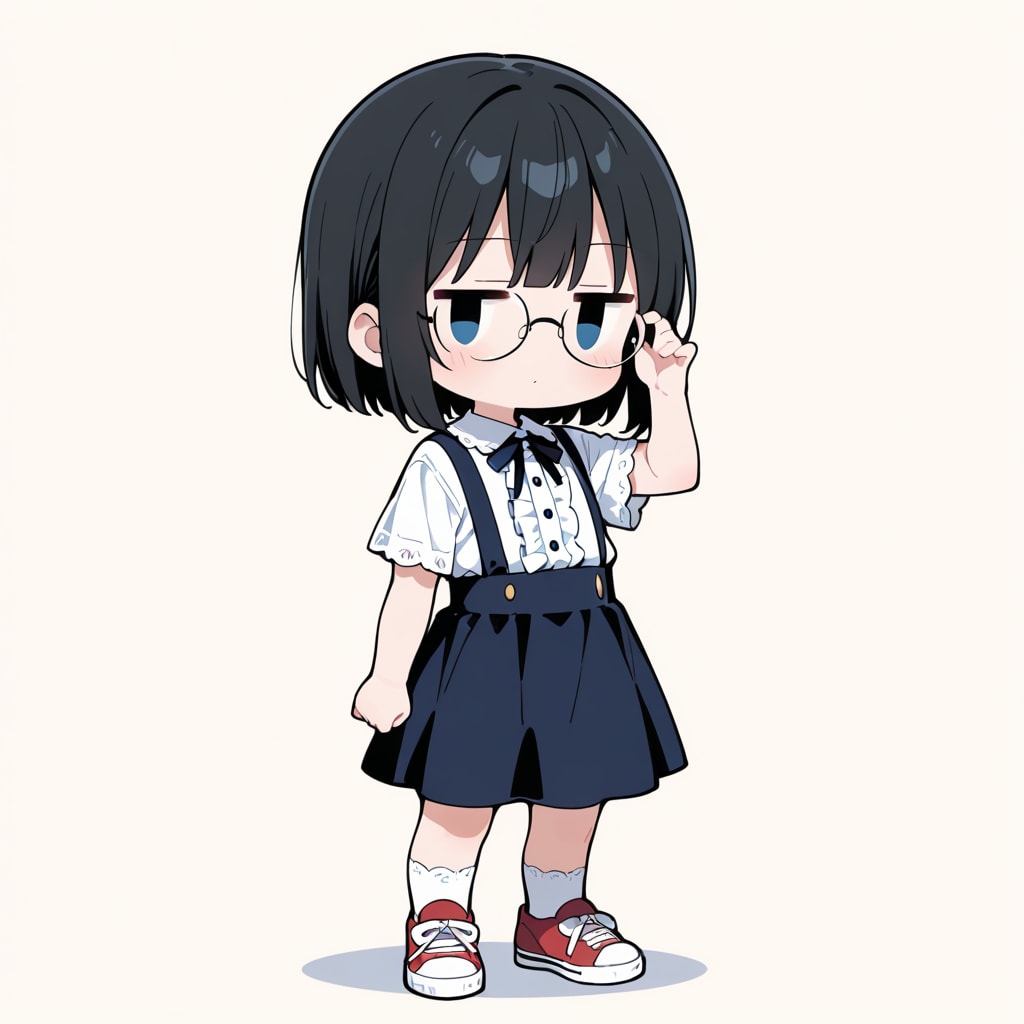 メガネを掛けてみる