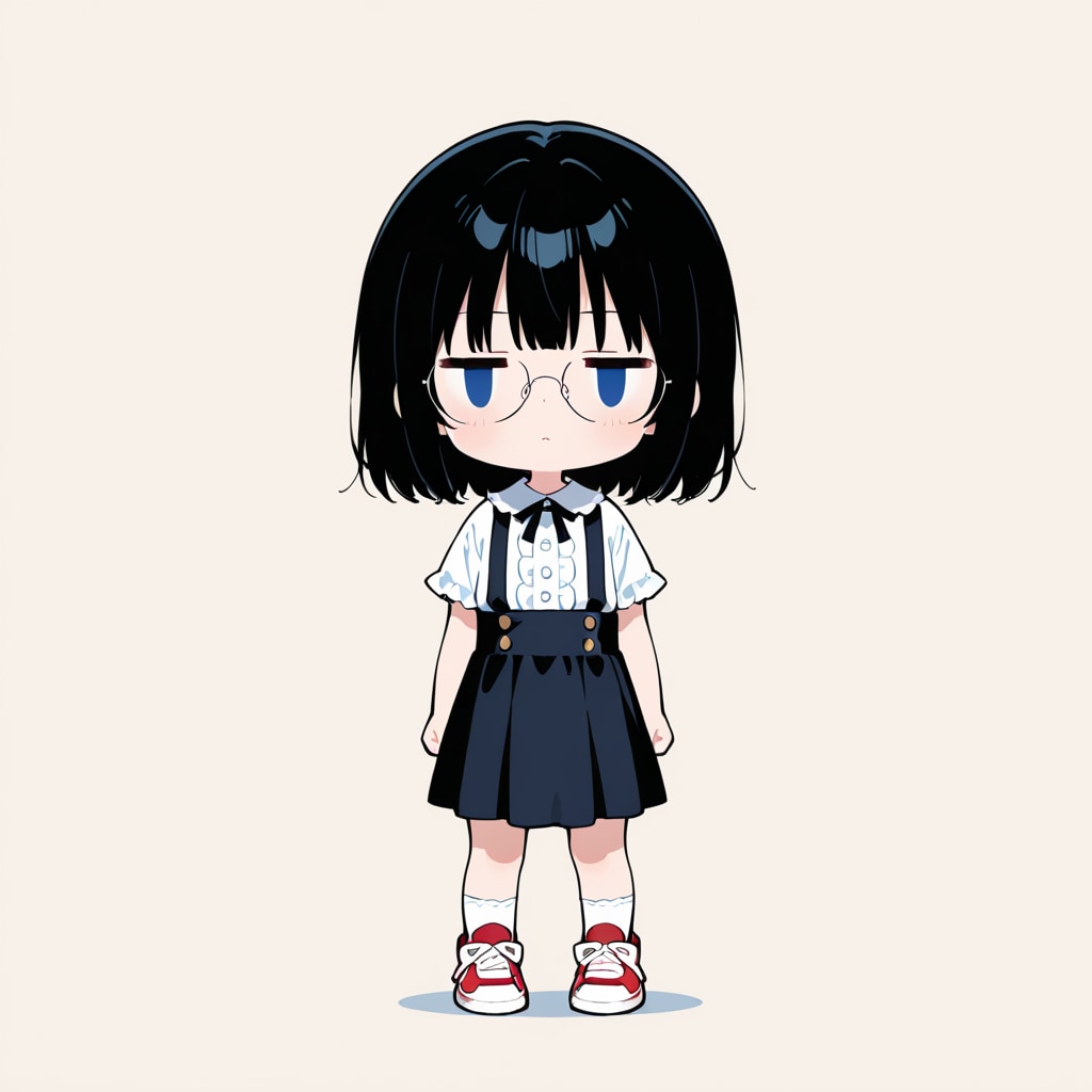メガネを掛けてみる