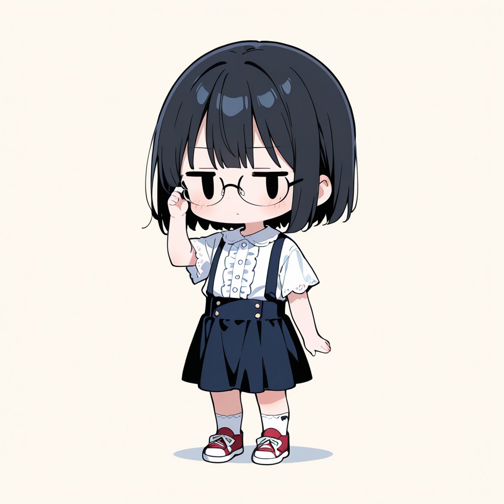 メガネを掛けてみる