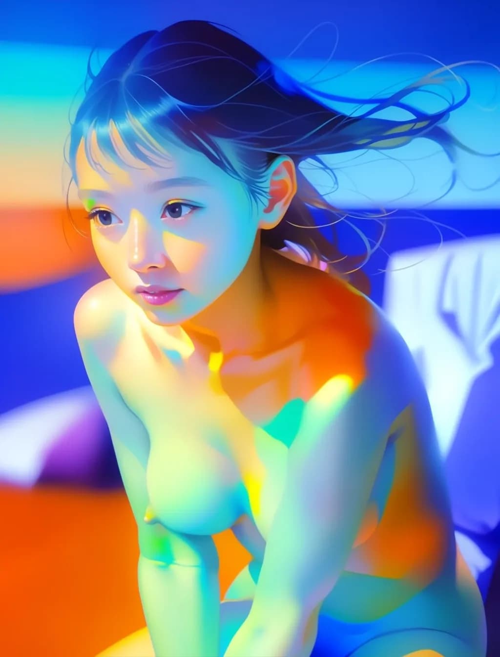 写真を絵に加工したかのような絵