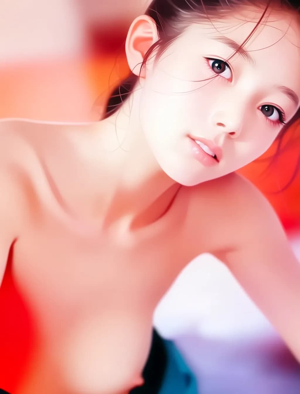 写真を絵に加工したかのような絵