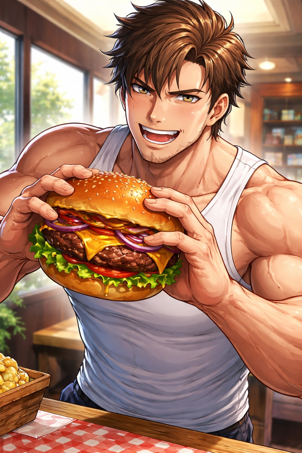 ハンバーガー | の人気AIイラスト・グラビア