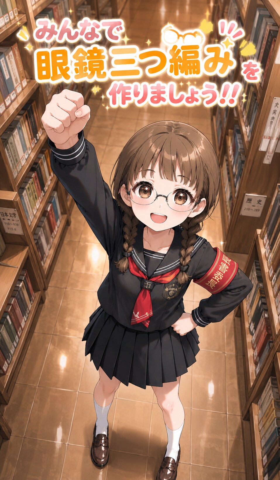 眼鏡三つ編みを生成する人がひとりでも多く増えて欲しいなあ