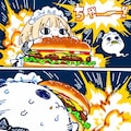 ( >ω<)🍔💥💥💥→( ◉□◉)🍔💥💥💥 10枚目