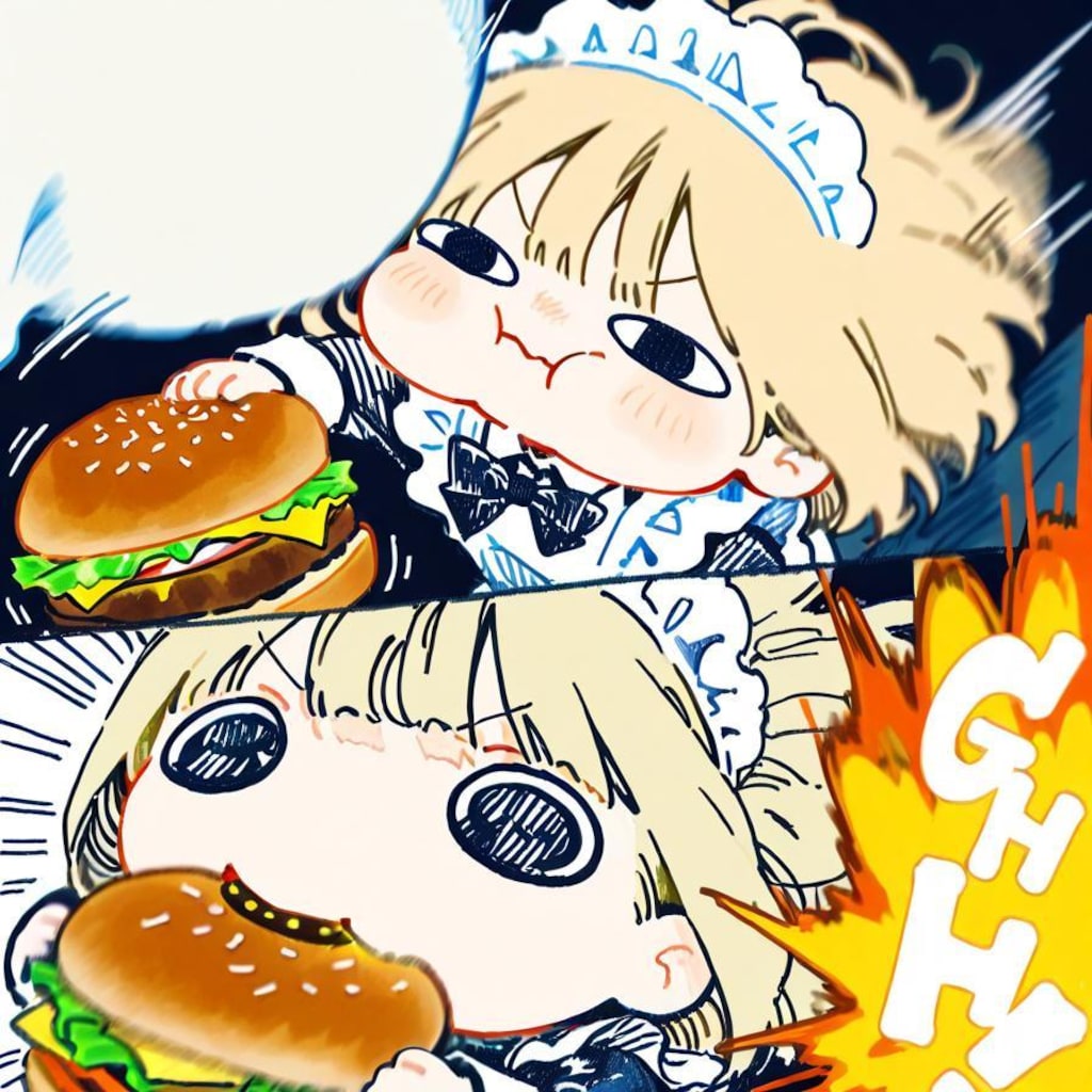 ( >ω<)🍔💥💥💥→( ◉□◉)🍔💥💥💥
