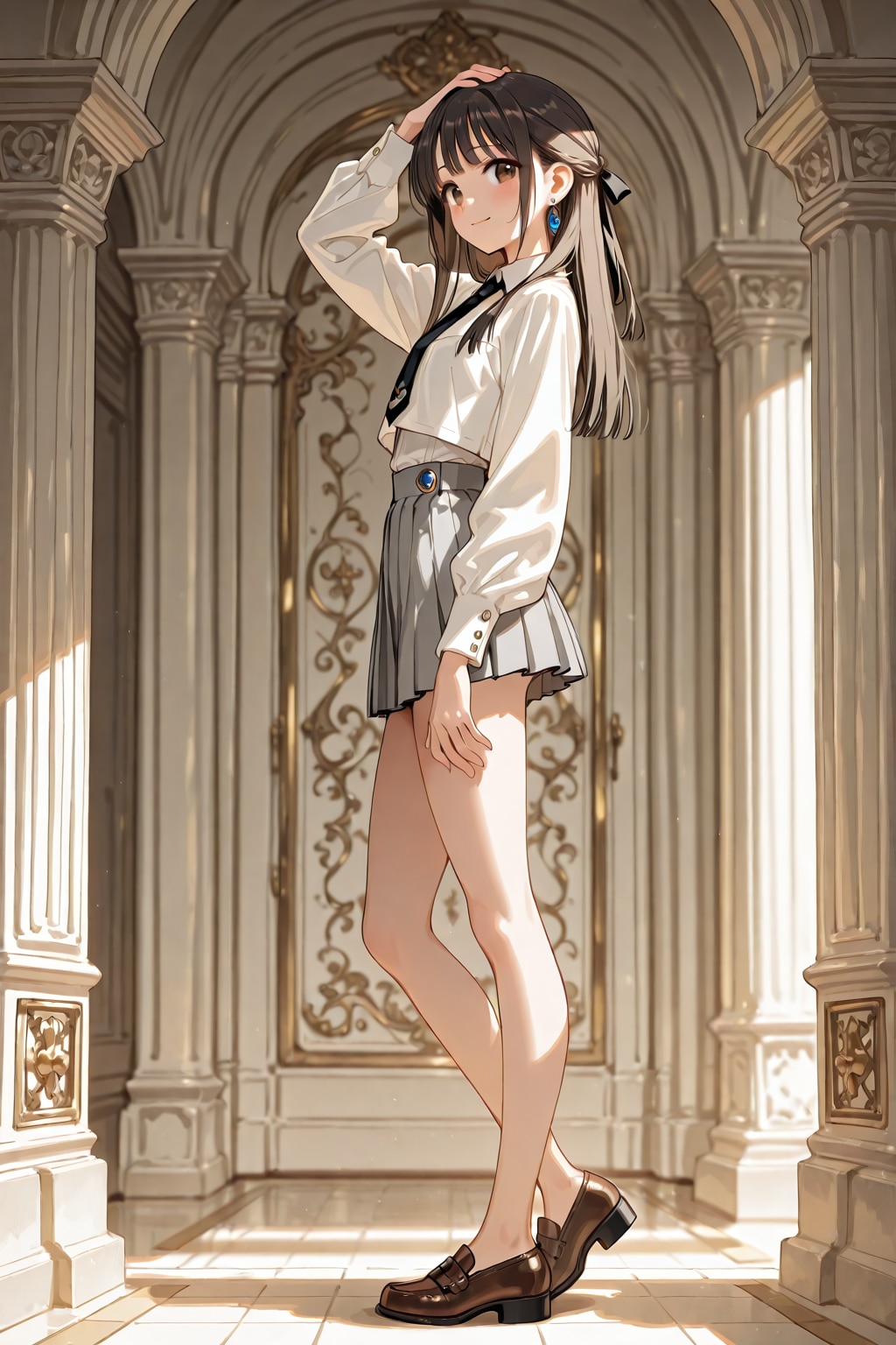 最近の子は足が長い