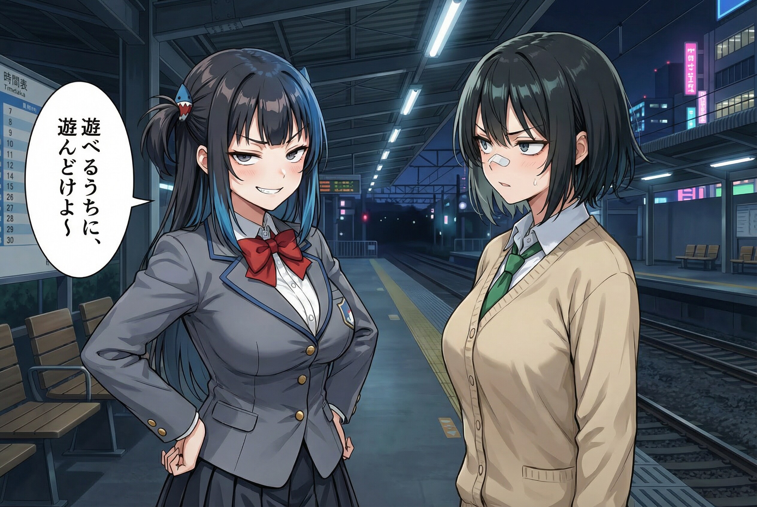 (誰だろう…この子…馴れ馴れしいな……)