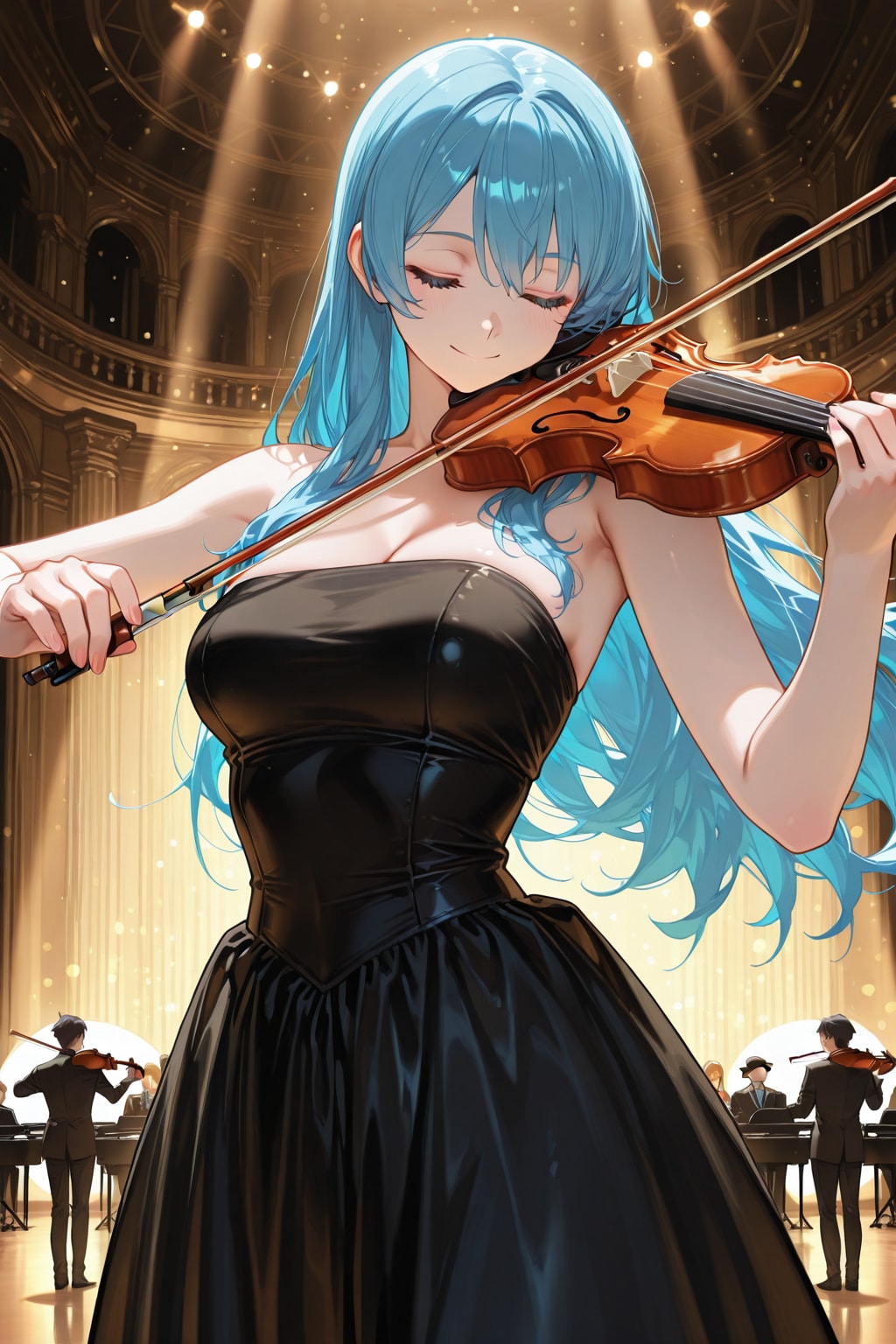 バイオリニスト潮音さん | の人気AIイラスト・グラビア