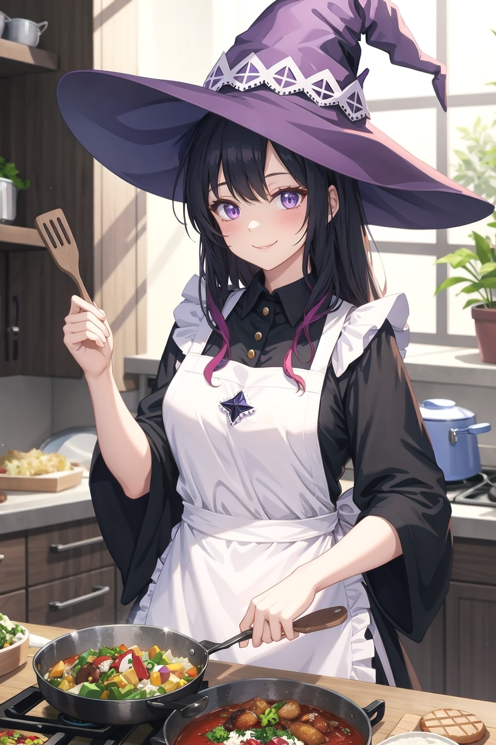 『料理は愛である』ミルティ・ハーミィは、大親友（アルテナ）に料理を作る