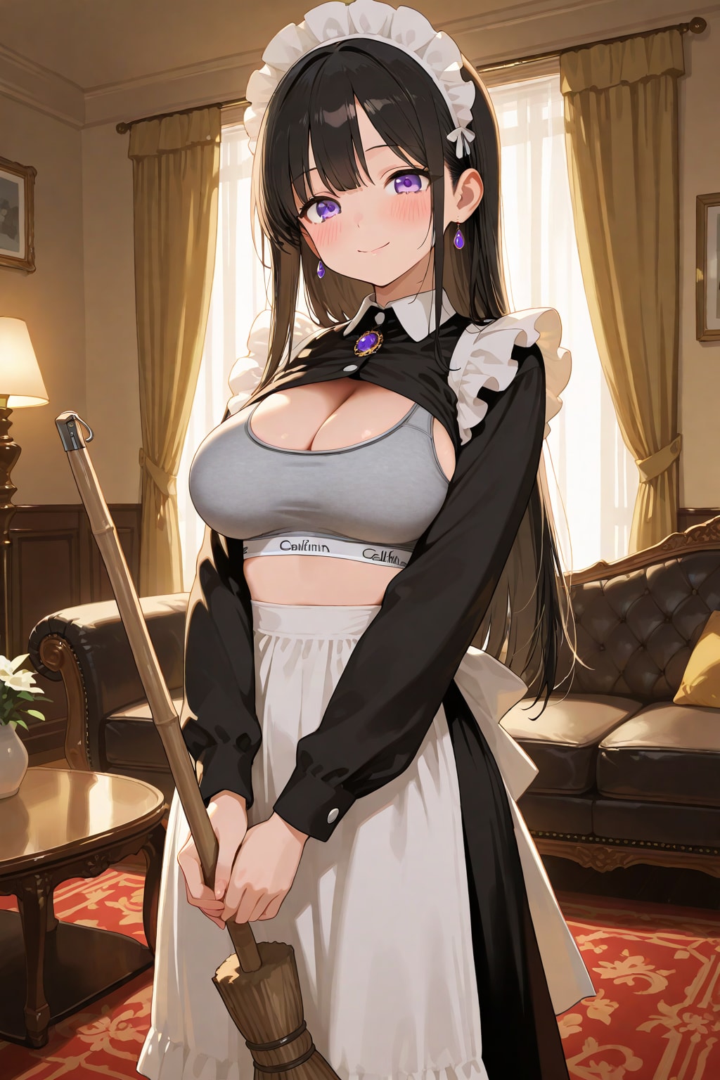 ブラ見せメイド姫