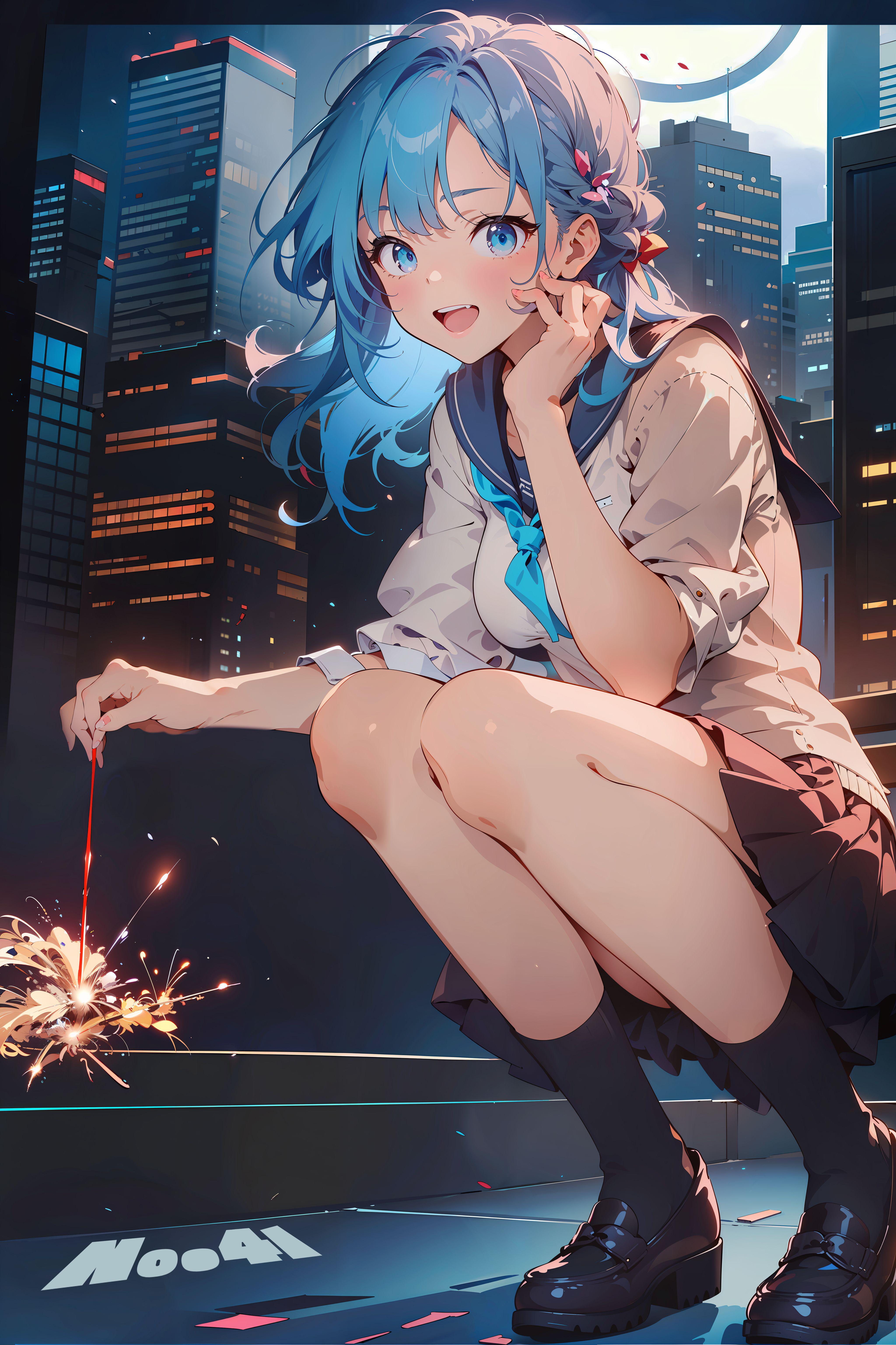【41】High School Girl [blue]