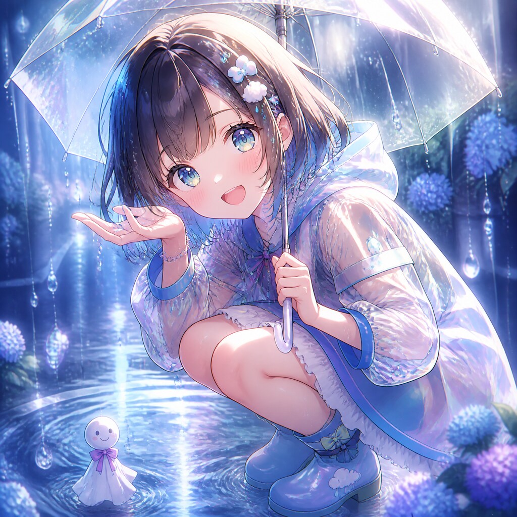 雨（１）3時のアイドル　GPTimages2.0