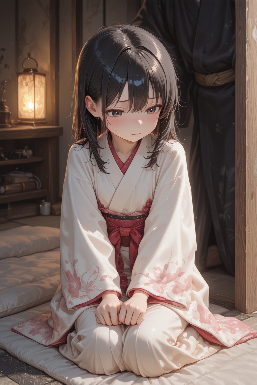 着物娘と汚い小屋