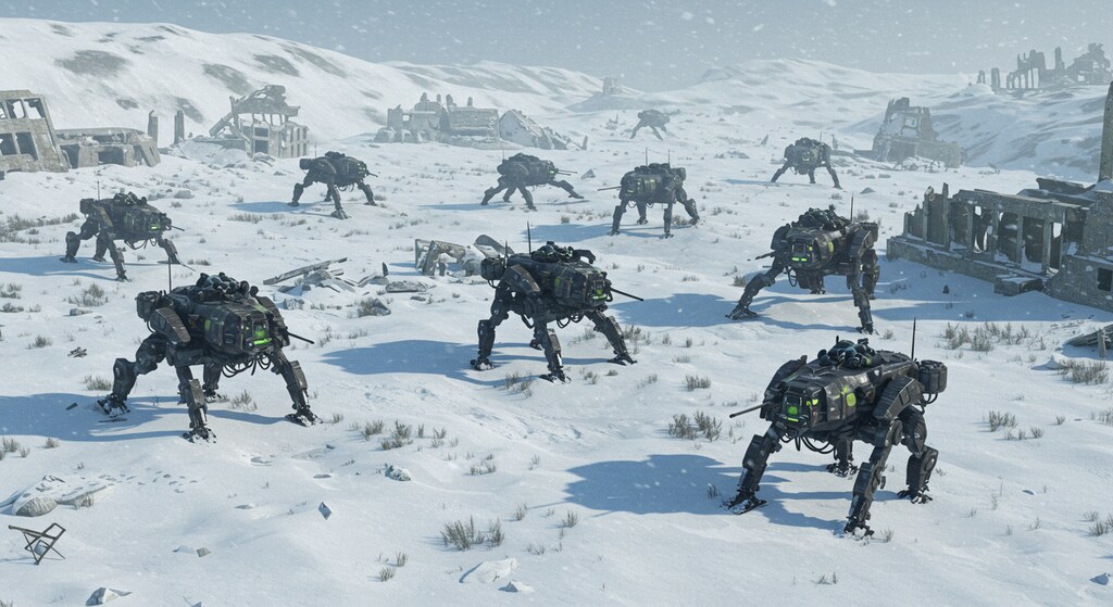 黒色細胞戦闘ロボ