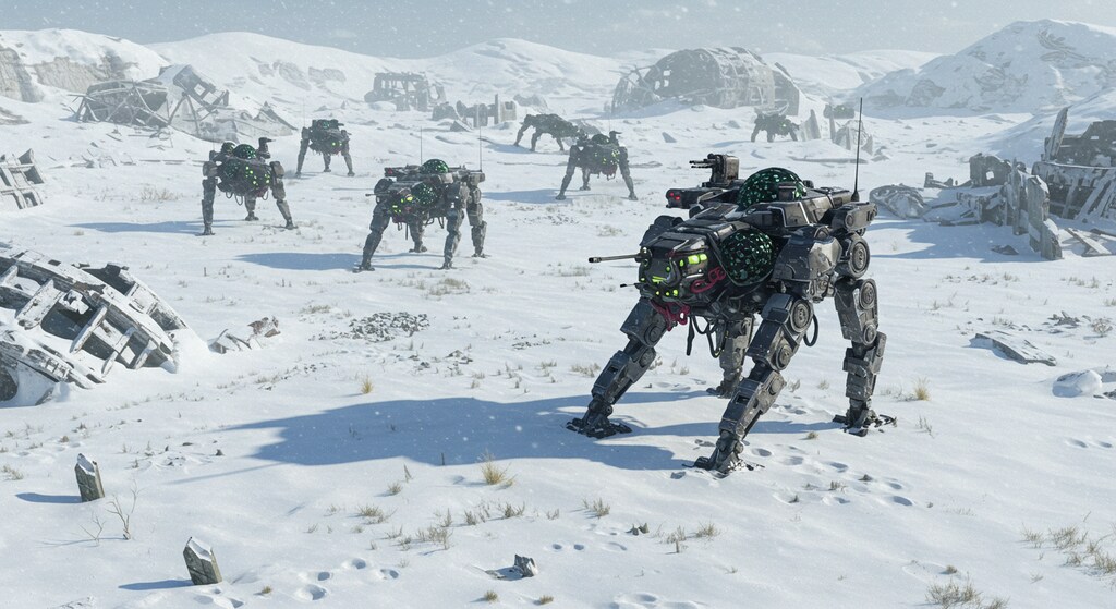 黒色細胞戦闘ロボ