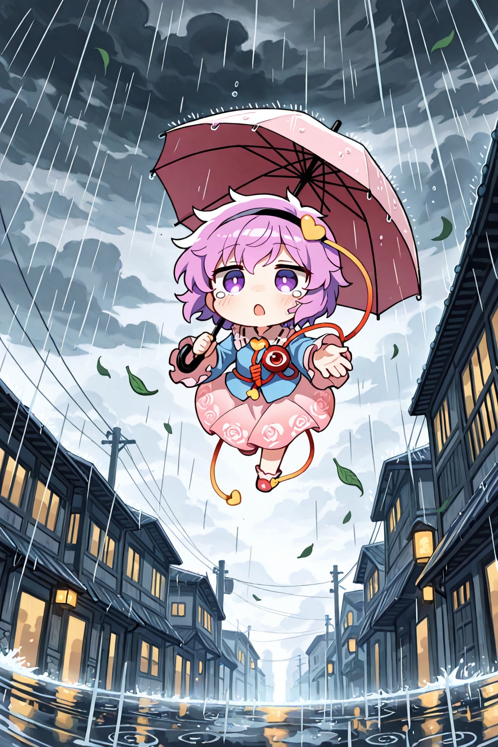 雨の帰り道