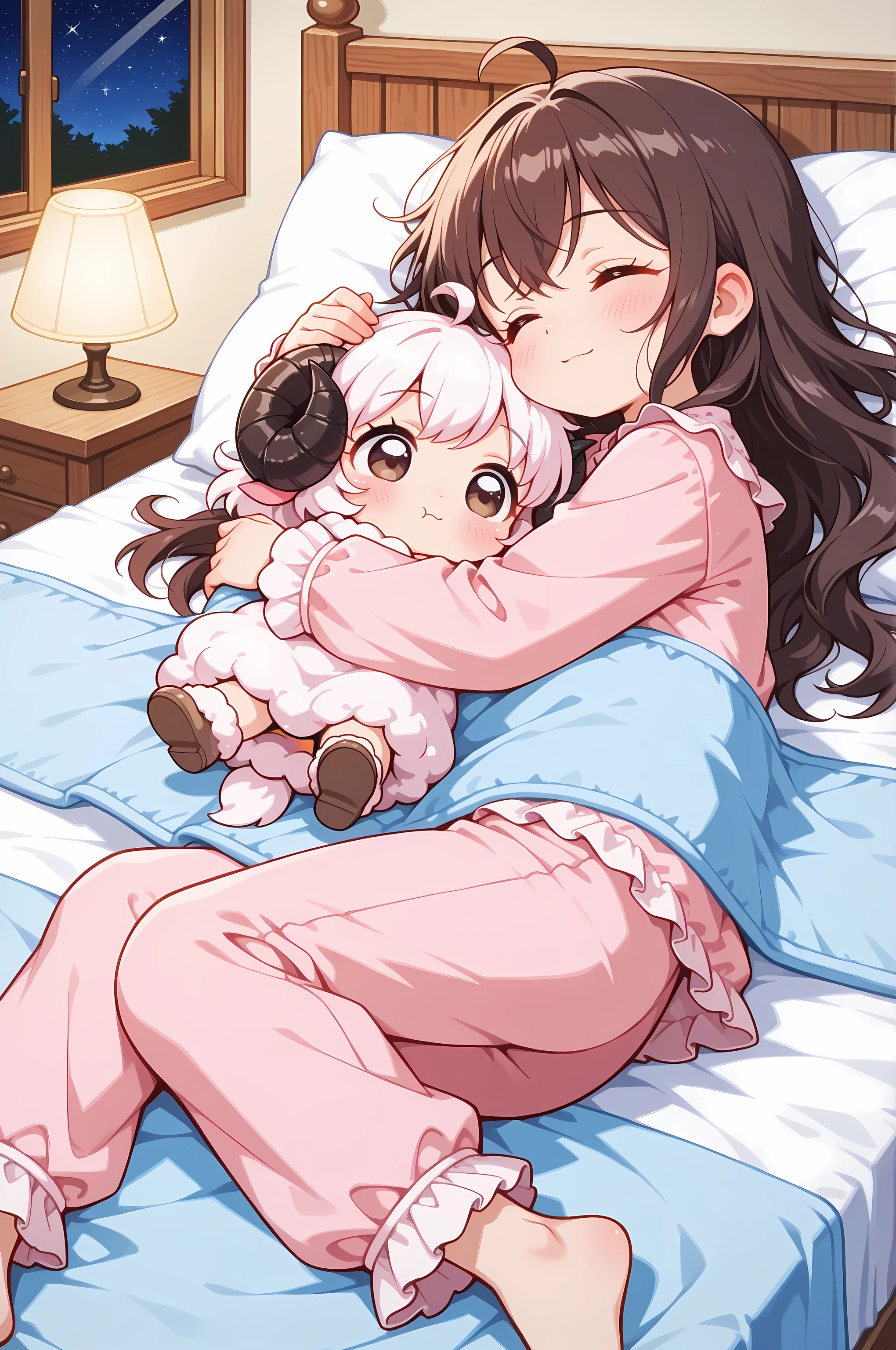 ひつじが１ぴき🐏…つかまえた | の人気AIイラスト・グラビア