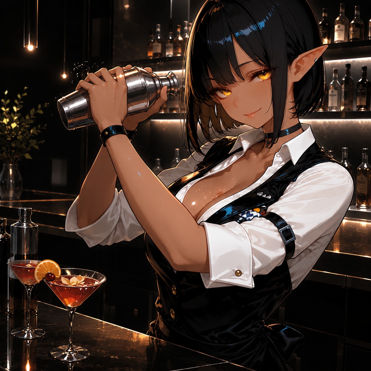 いらっしゃい。カクテルはいかが？
