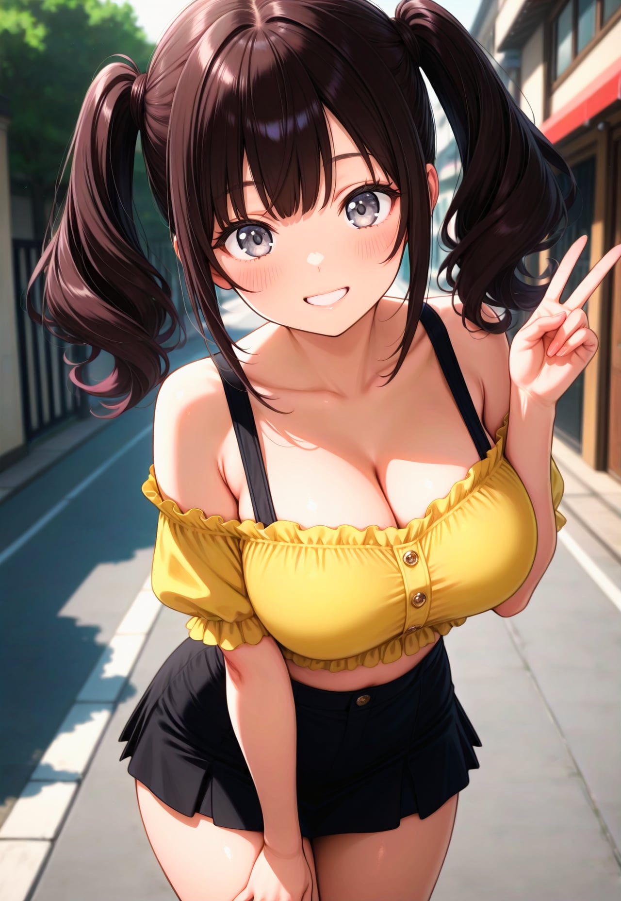 1714（黄色いオフショル）