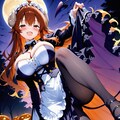 ハロウィンゴスロリドレスコスプレ人妻まぞく 8枚目