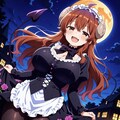 ハロウィンゴスロリドレスコスプレ人妻まぞく 7枚目