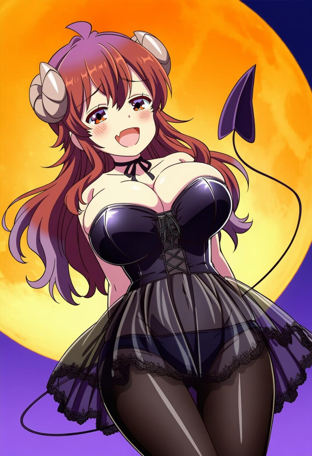 ハロウィンゴスロリドレスコスプレ人妻まぞく
